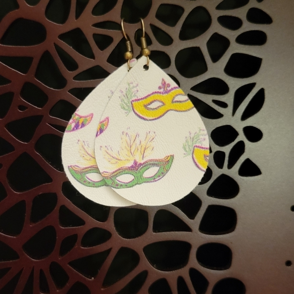 Mardi Gra Earrings